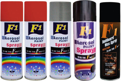 

F1 MULTICOLOR Spray Paint 450 ml(Pack of 5)