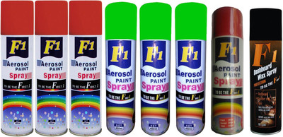 

F1 Spray Paint Multicolor Spray Paint 450 ml(Pack of 8)