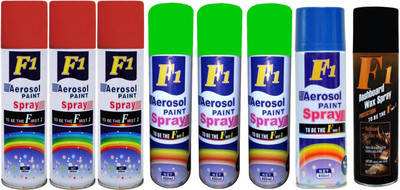 

F1 Spray Paint Multicolor Spray Paint 450 ml(Pack of 8)