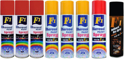 

F1 Spray Paint Multicolor Spray Paint 450 ml(Pack of 8)