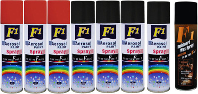 

F1 Spray Paint Multicolor Spray Paint 450 ml(Pack of 8)