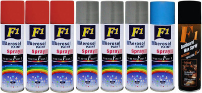 

F1 Spray Paint Multicolor Spray Paint 450 ml(Pack of 8)