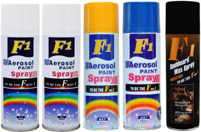 

F1 MULTICOLOR Spray Paint 450 ml(Pack of 5)