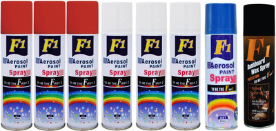 F1 Spray Paint Multicolor Spray Paint 450 ml(Pack of 8)