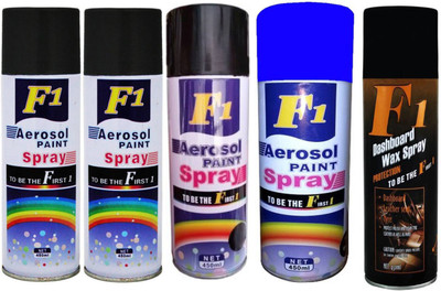 

F1 MULTICOLOR Spray Paint 450 ml(Pack of 5)