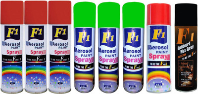 

F1 Spray Paint Multicolor Spray Paint 450 ml(Pack of 8)