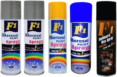 

F1 MULTICOLOR Spray Paint 450 ml(Pack of 5)