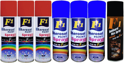 

F1 Spray Paint Multicolor Spray Paint 450 ml(Pack of 7)