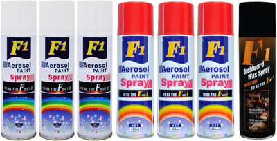 

F1 Spray Paint Multicolor Spray Paint 450 ml(Pack of 7)