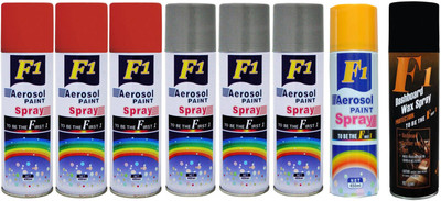 

F1 Spray Paint Multicolor Spray Paint 450 ml(Pack of 8)