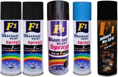 

F1 MULTICOLOR Spray Paint 450 ml(Pack of 5)