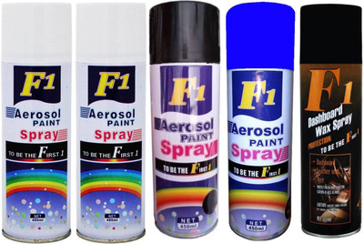 

F1 MULTICOLOR Spray Paint 450 ml(Pack of 5)
