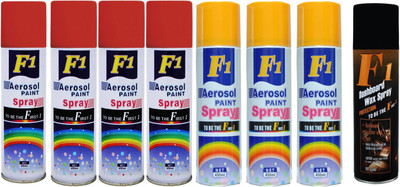 F1 Spray Paint Multicolor Spray Paint 450 ml(Pack of 8)