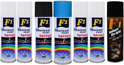 

F1 Spray Paint Multicolor Spray Paint 450 ml(Pack of 7)