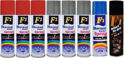 

F1 Spray Paint Multicolor Spray Paint 450 ml(Pack of 8)