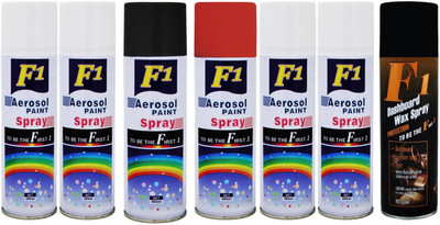 

F1 Spray Paint Multicolor Spray Paint 450 ml(Pack of 7)