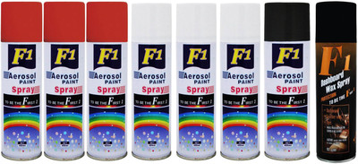 

F1 Spray Paint Multicolor Spray Paint 450 ml(Pack of 8)