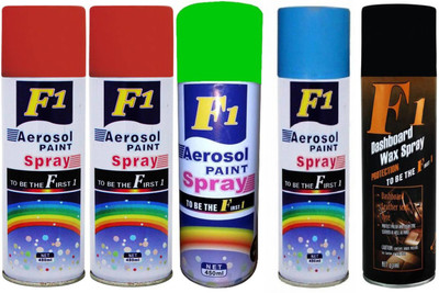 

F1 MULTICOLOR Spray Paint 450 ml(Pack of 5)