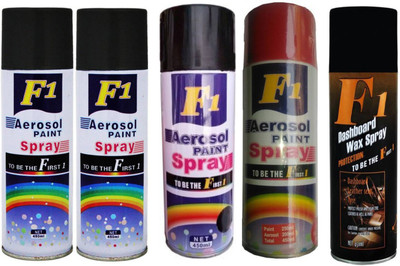 

F1 MULTICOLOR Spray Paint 450 ml(Pack of 5)