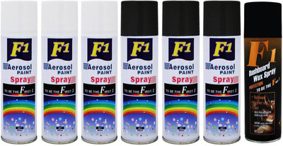 

F1 Spray Paint Multicolor Spray Paint 450 ml(Pack of 7)