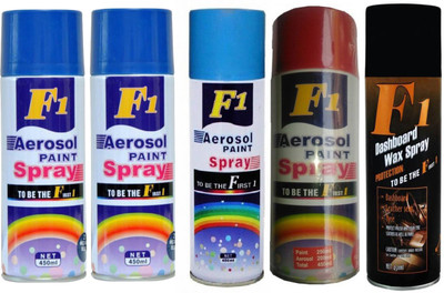 

F1 MULTICOLOR Spray Paint 450 ml(Pack of 5)
