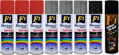 

F1 Spray Paint Multicolor Spray Paint 450 ml(Pack of 8)