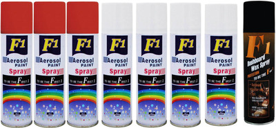 

F1 Spray Paint Multicolor Spray Paint 450 ml(Pack of 8)