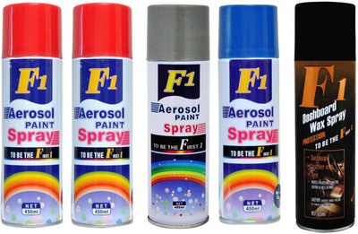 

F1 MULTICOLOR Spray Paint 450 ml(Pack of 5)