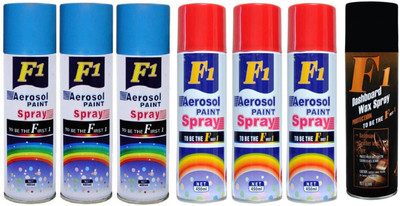 

F1 Spray Paint Multicolor Spray Paint 450 ml(Pack of 7)