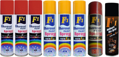 

F1 Spray Paint Multicolor Spray Paint 450 ml(Pack of 8)
