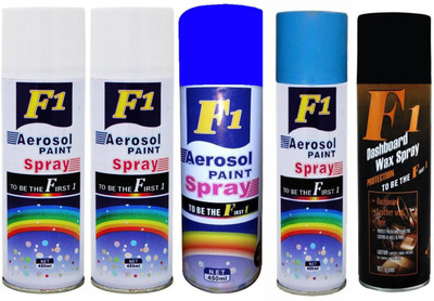 

F1 MULTICOLOR Spray Paint 450 ml(Pack of 5)