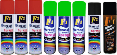 

F1 Spray Paint Multicolor Spray Paint 450 ml(Pack of 8)