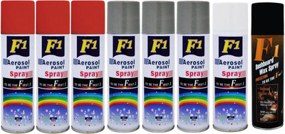 

F1 Spray Paint Multicolor Spray Paint 450 ml(Pack of 8)