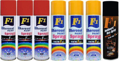 

F1 Spray Paint Multicolor Spray Paint 450 ml(Pack of 7)