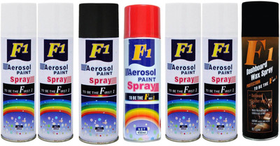 

F1 Spray Paint Multicolor Spray Paint 450 ml(Pack of 7)