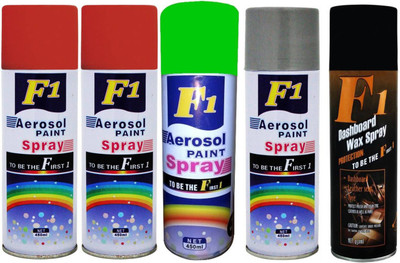 

F1 MULTICOLOR Spray Paint 450 ml(Pack of 5)