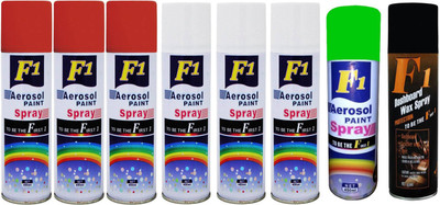 

F1 Spray Paint Multicolor Spray Paint 450 ml(Pack of 8)