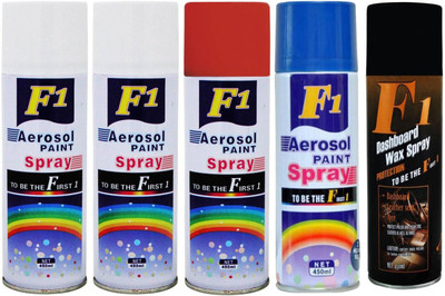 

F1 MULTICOLOR Spray Paint 450 ml(Pack of 5)