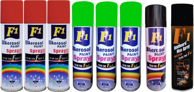 

F1 Spray Paint Multicolor Spray Paint 450 ml(Pack of 8)