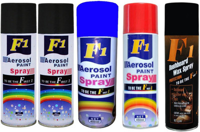 

F1 MULTICOLOR Spray Paint 450 ml(Pack of 5)