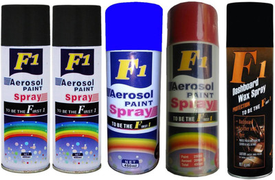 

F1 MULTICOLOR Spray Paint 450 ml(Pack of 5)