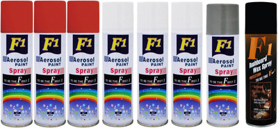 

F1 Spray Paint Multicolor Spray Paint 450 ml(Pack of 8)