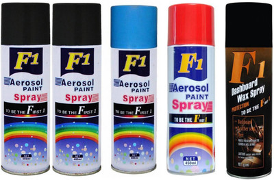 

F1 MULTICOLOR Spray Paint 450 ml(Pack of 5)