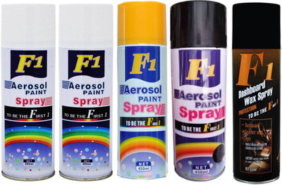 

F1 MULTICOLOR Spray Paint 450 ml(Pack of 5)