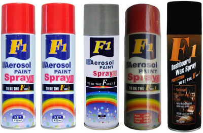 

F1 MULTICOLOR Spray Paint 450 ml(Pack of 5)