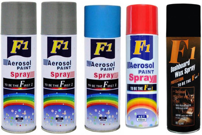 

F1 MULTICOLOR Spray Paint 450 ml(Pack of 5)