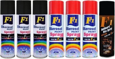 

F1 Spray Paint Multicolor Spray Paint 450 ml(Pack of 7)