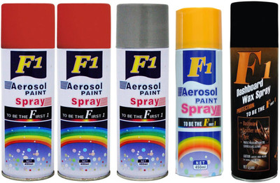 

F1 MULTICOLOR Spray Paint 450 ml(Pack of 5)