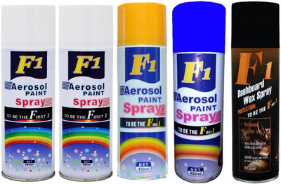 

F1 MULTICOLOR Spray Paint 450 ml(Pack of 5)