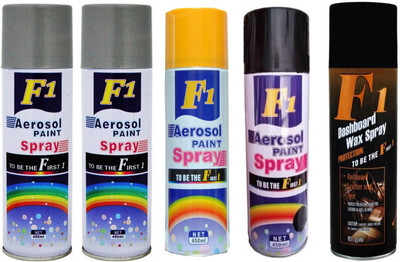

F1 MULTICOLOR Spray Paint 450 ml(Pack of 5)